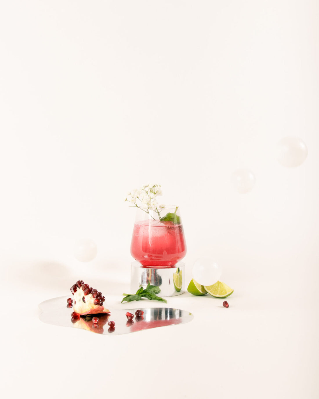 Pomegranate Lime Fizz