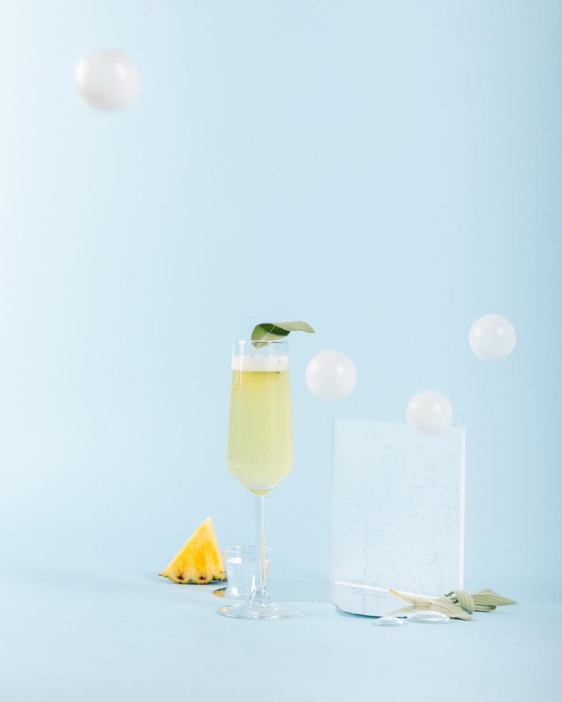 Pineapple Sage Vodka Fizz