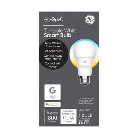 C by GE Tunable White Smart Bulb A19
