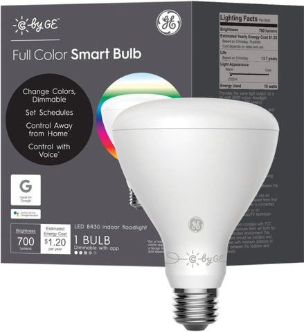 C by GE Full Color Smart Bulb BR30