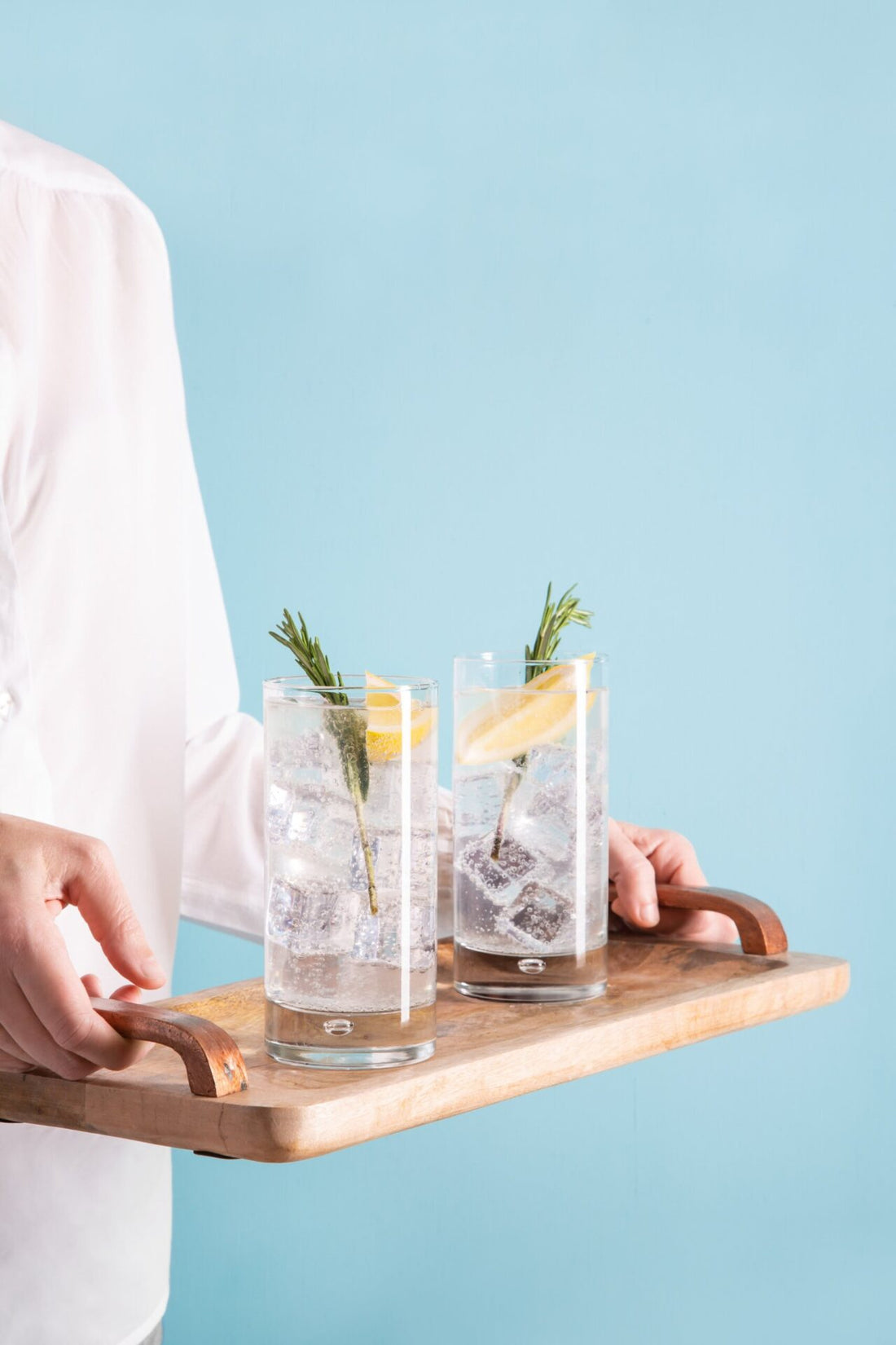 Lemon Rosemary Vodka Soda