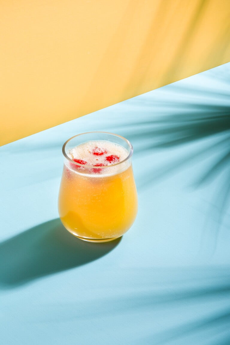 Pineapple Raspberry Mimosa