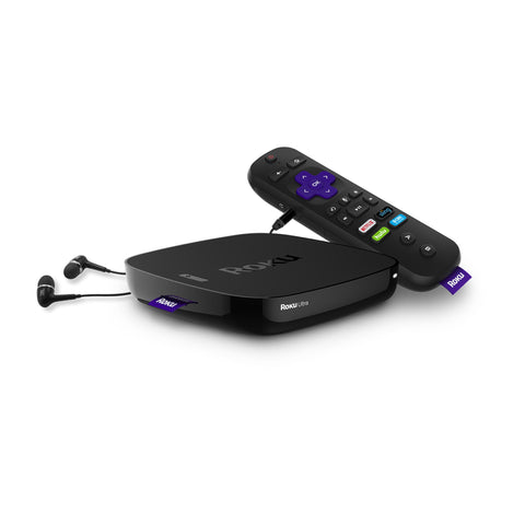 Roku Ultra.  Clear, immersive picture quality. Lost remote finder. USB and microSD ports. Private listening on your remote. Night listening mode.  Let OnTech Smart Home techs setup your streaming devices.